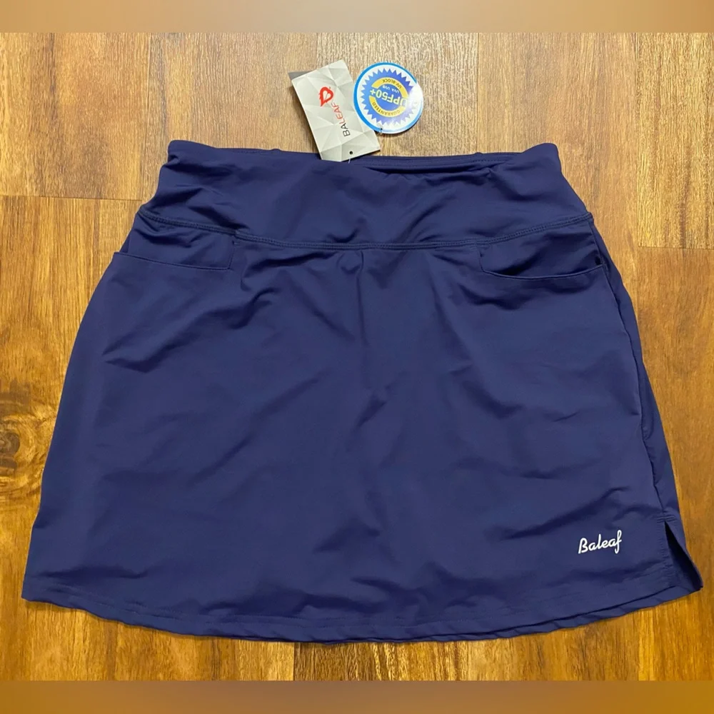 BALEAF Skorts High Waisted w/ Pockets - Picture 2 of 12